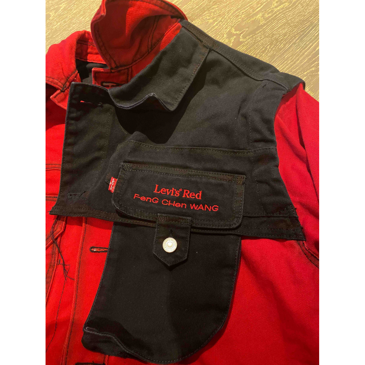 Jacket Feng Chen Wang Red size M 